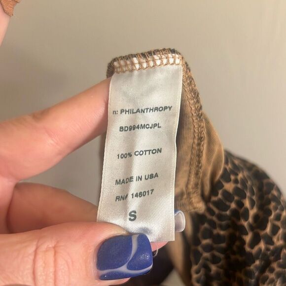 ✨N:PHILANTHROPY Peppermint Sz Small Bodysuit in Sugar Cheetah✨ - Picture 15 of 15
